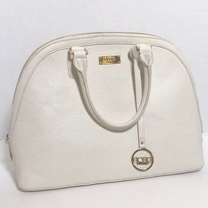 BCBG white leather purse